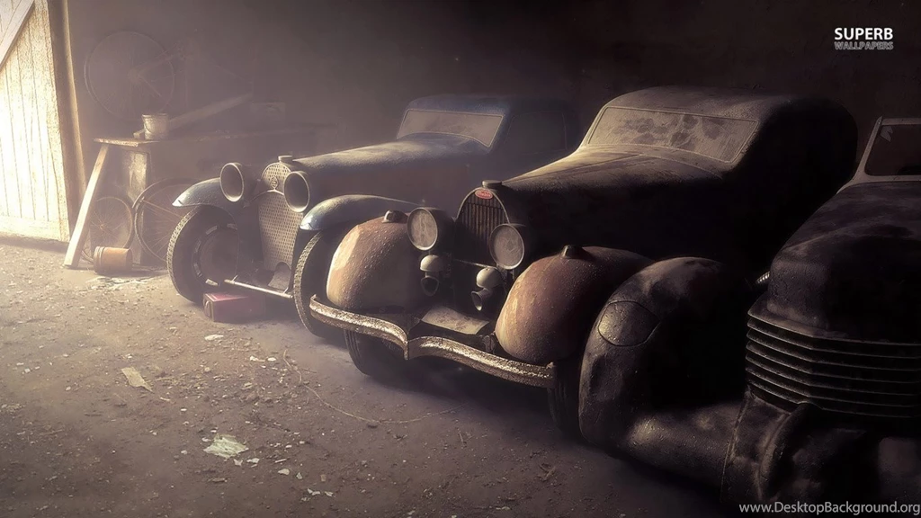 Vintage Cars In The Garage Wallpapers   Photography Wallpapers