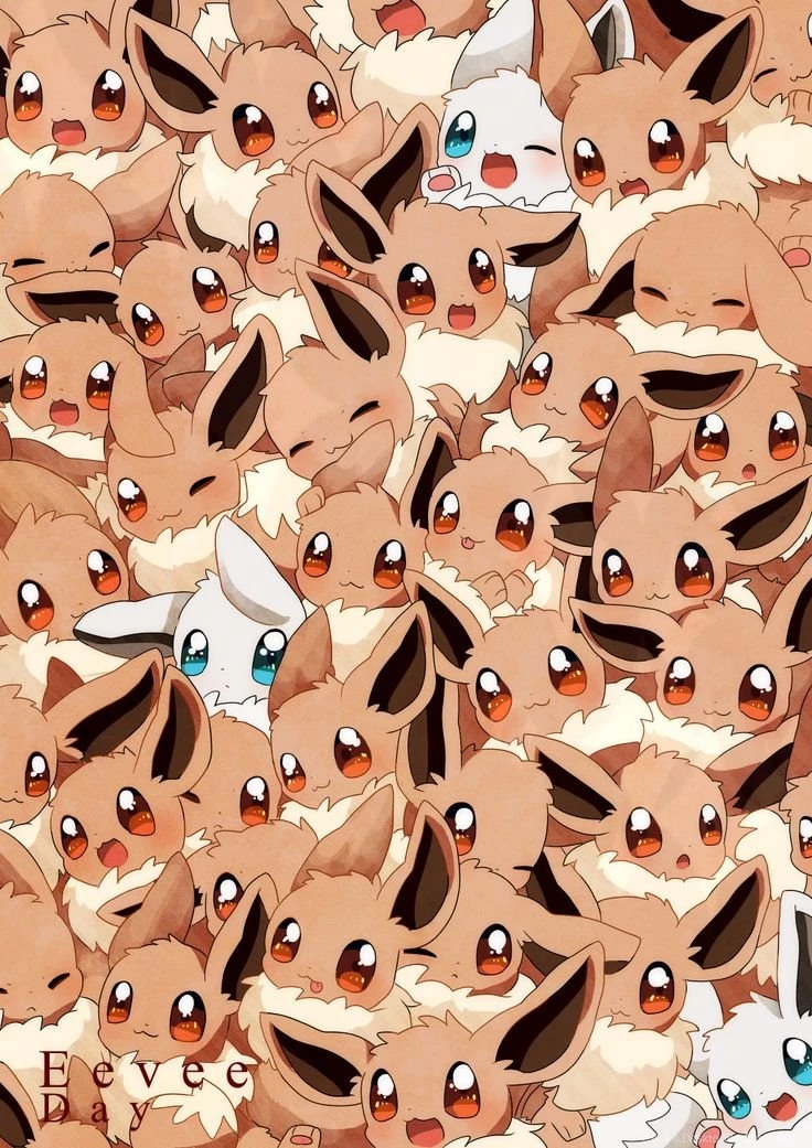 Eevee Day ... Eevee, Shiny Eevee, Ponkemon