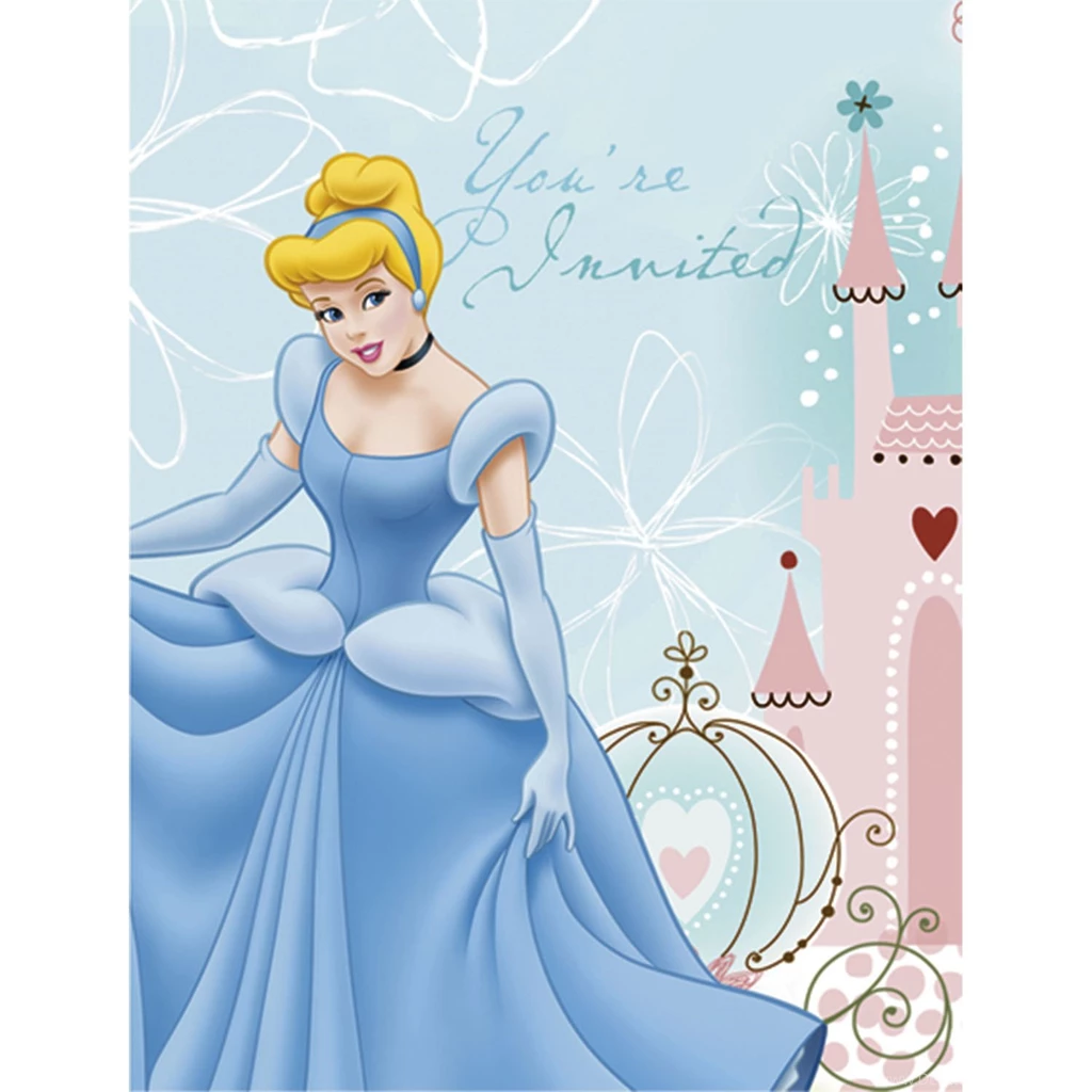 Cinderella Invitations Cartoon Backgrounds For PC   Cartoons Wallpapers