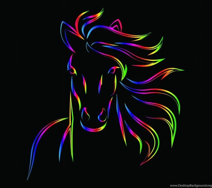 Neon Horse Wallpapers