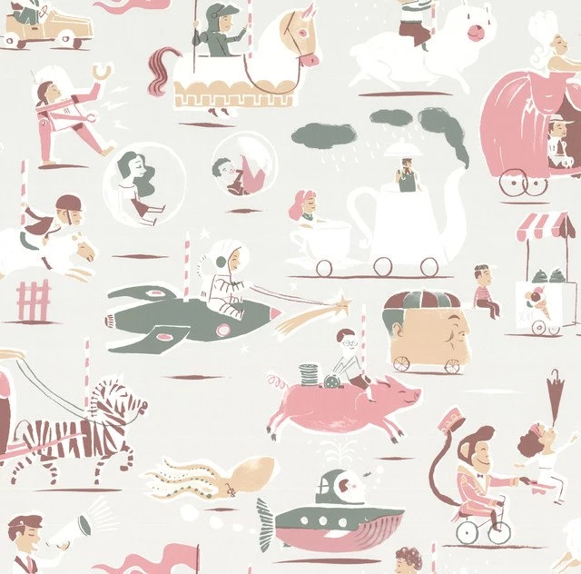 Carousel Of Dreams   Transitional   Wallpapers   Other Metro   By ...