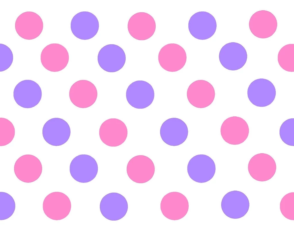 White Wallpapers With Purple Polka Dots – Feel Hearts