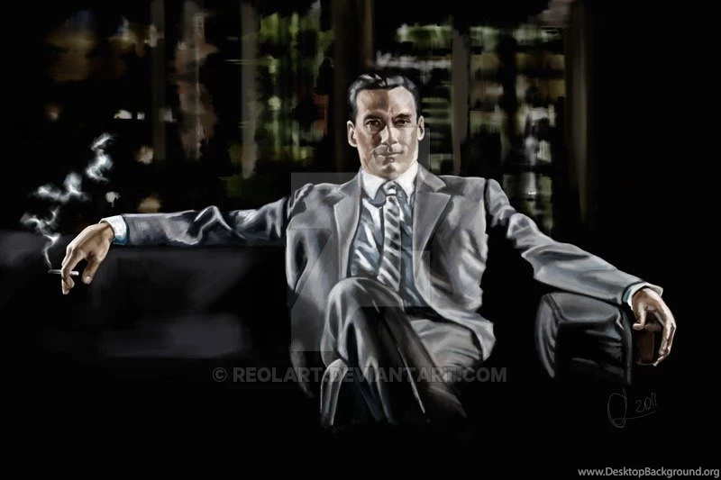 Don Draper Portrait By Animagess On DeviantArt