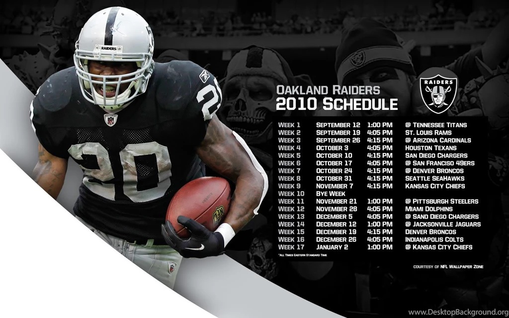 Schedule Oakland Raiders Wallpapers HD And Backgorund For Desktop ...