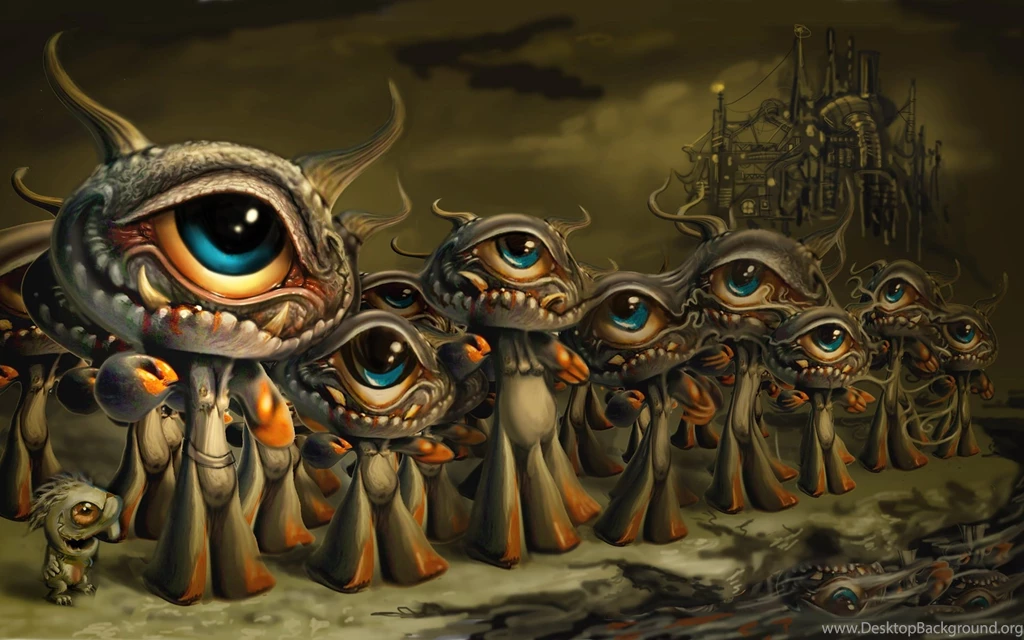 Free Bizarre Creatures Computer Desktop Wallpapers