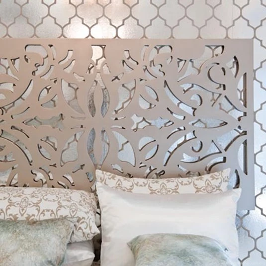 Brocade Home Foil Wallpaper... (Via Made By Girl)   Made By Girl