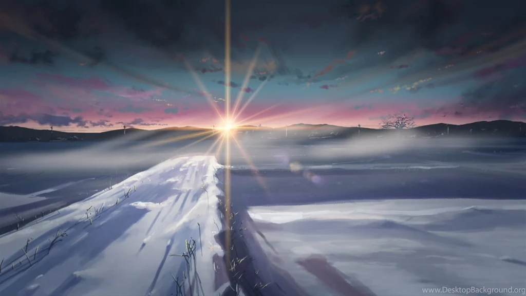 Makoto Shinkai 5 Centimeters Per Second Wallpapers Desktop
