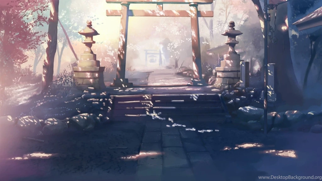 Entrance To The Garden In The Anime Five Centimeters Per Second ...