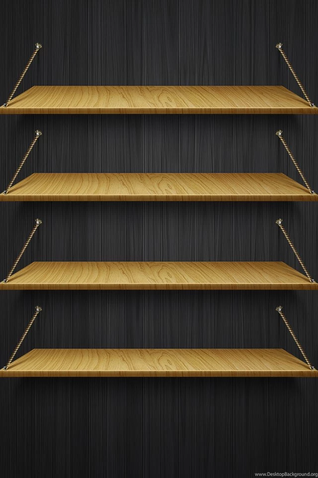 Download Iphone Shelf Wallpapers Desktop Background