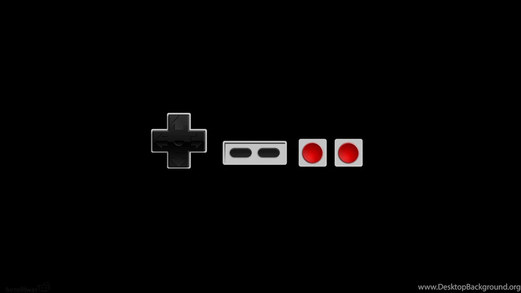Nintendo, Video Games, Black Background, NES :: Wallpapers
