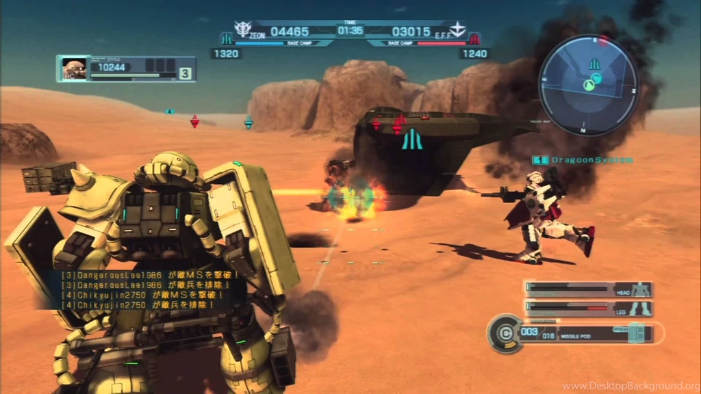 Gundam Battle Operations: LV6 Zaku II HC Dominates YouTube