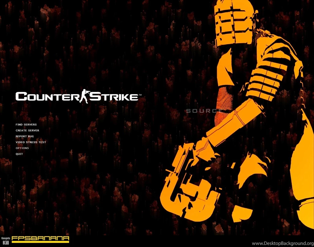 Dead Space Menu Background. (Counter Strike: Source > GUIs > Menu ...