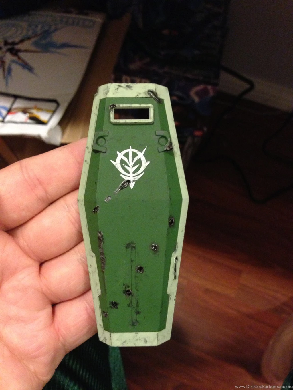 MG Zaku II Test Damage By Z3r0p1lot On DeviantArt