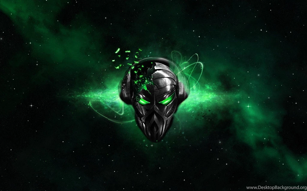 Destruction Destroyed Glowing Alienware Alien Black Backgrounds ...
