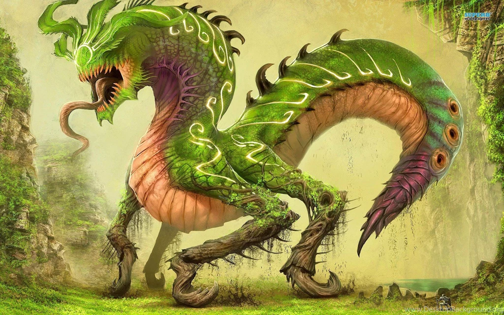 Green Dragon Wallpapers Fantasy Wallpapers