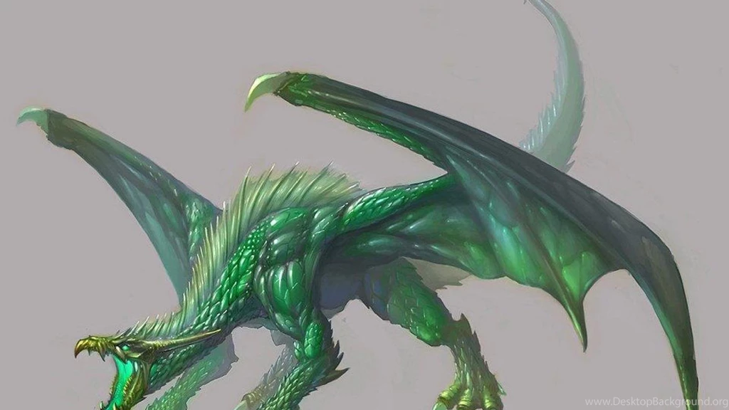 GREEN DRAGON WALLPAPER (