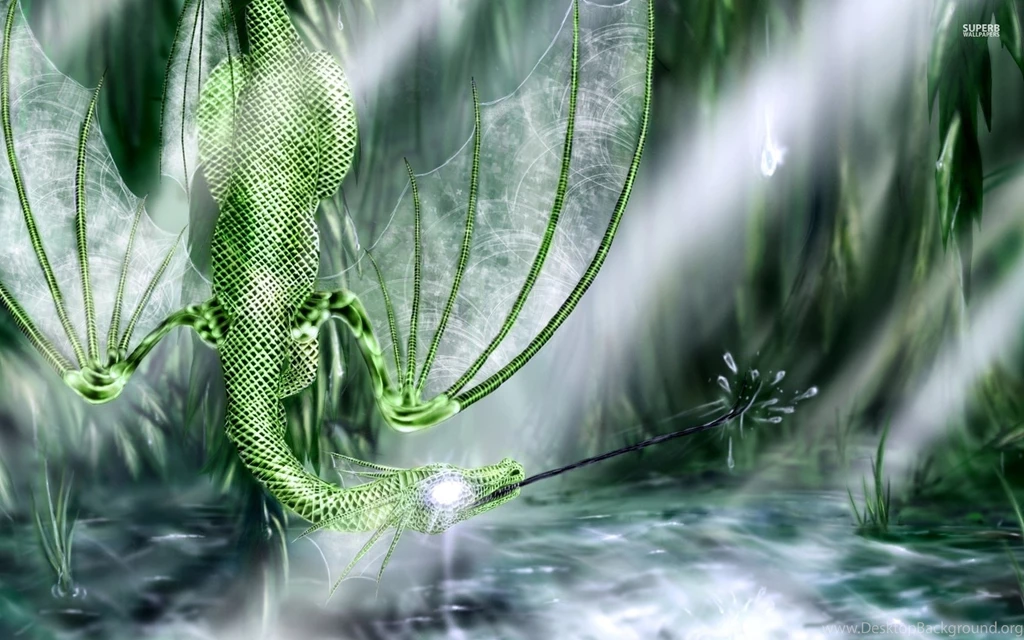 Green Dragon Wallpapers Fantasy Wallpapers