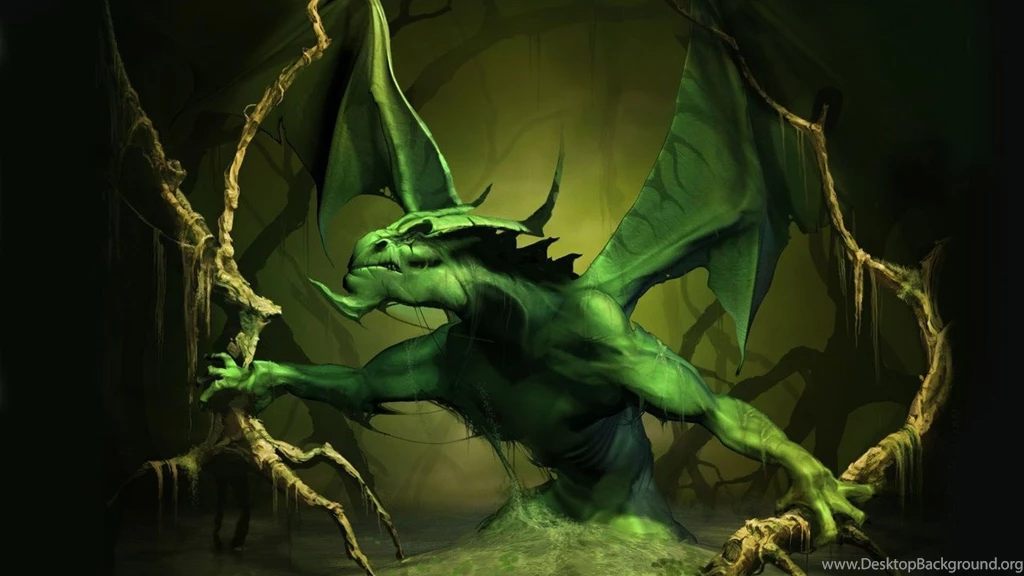 Green Dragon Widescreen Wallpapers