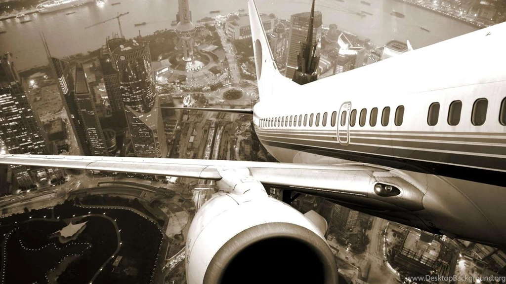 Private Jet Leaving The City Out Of This World HD Wallpapers Free ...