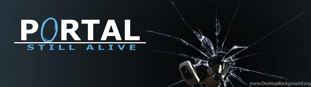 Portal Dual Screen Wall Paper : Gaming