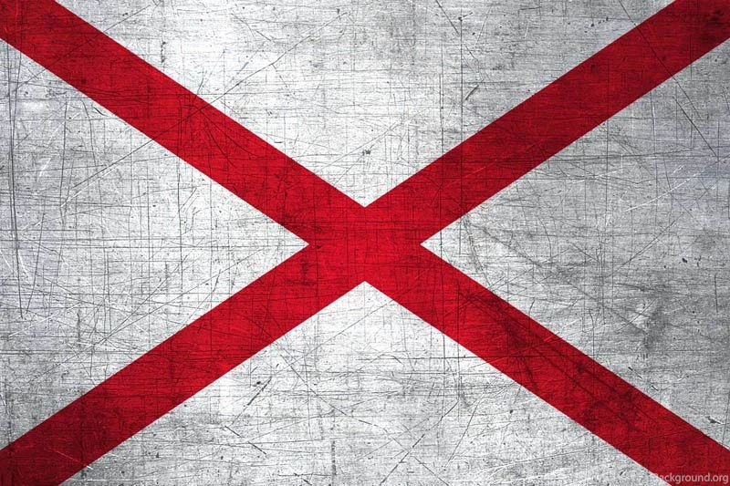 Alabamian Flag Metal (Flag Of Alabama) Download It For Free