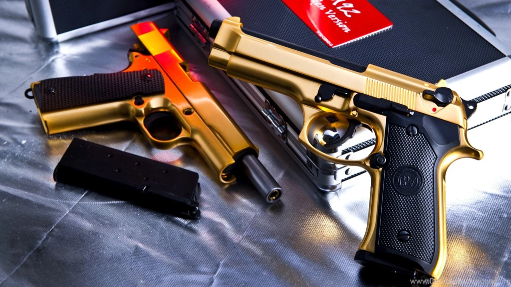 Gold Guns Wallpapers Bing Images