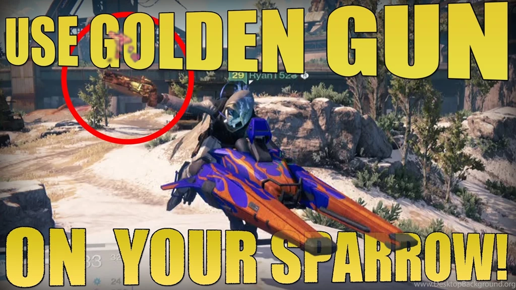 Destiny Use Golden Gun While Driving Your Sparrow! YouTube