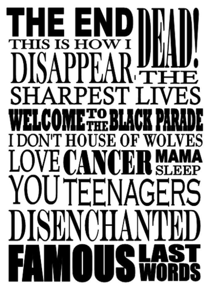 Welcome To The Black Parade By Emo black cat On DeviantArt