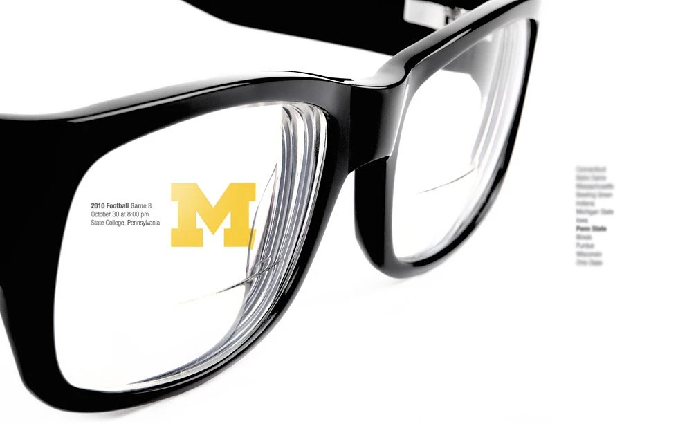 The Eyes Have It – 2010 Game 8 – Michigan Football Fan Art
