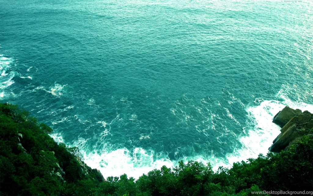 Sea And The Hills Wallpapers