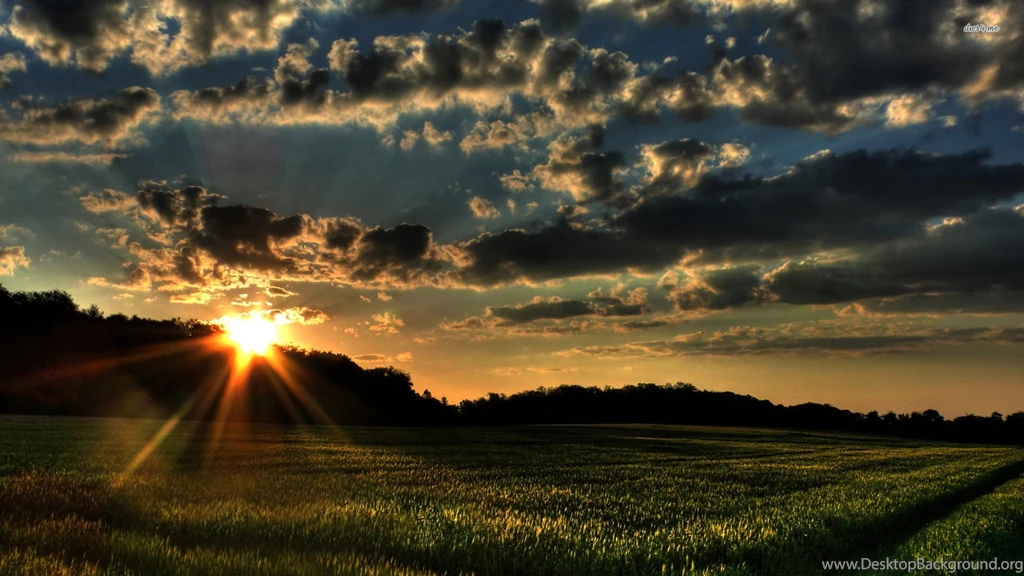 Sunset Over The Hill Wallpapers   Nature Wallpapers