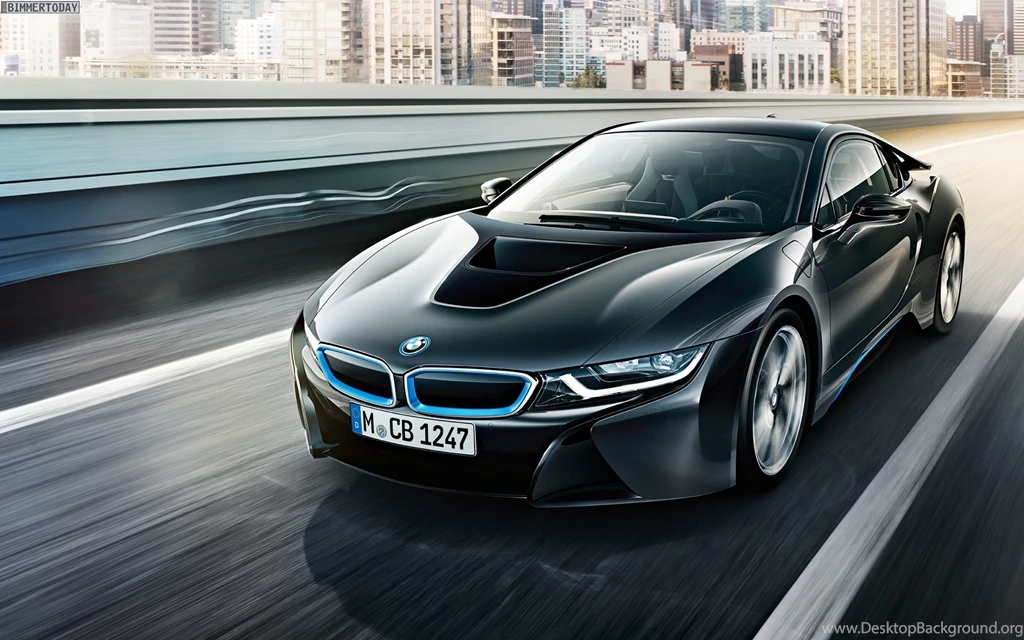Black BMW I8 In City Wallpapers HD
