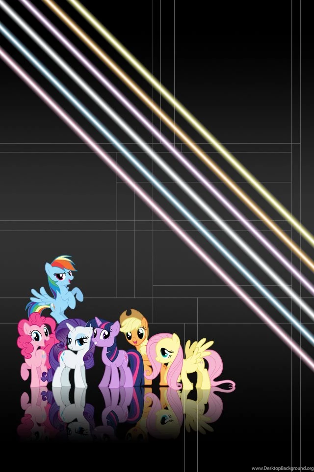 iPhone 4 Mane 6 Backgrounds By Gamemaster257