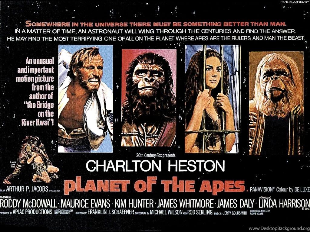 The Planet Of The Apes Movie Poster   Movie Remakes Wallpapers ...