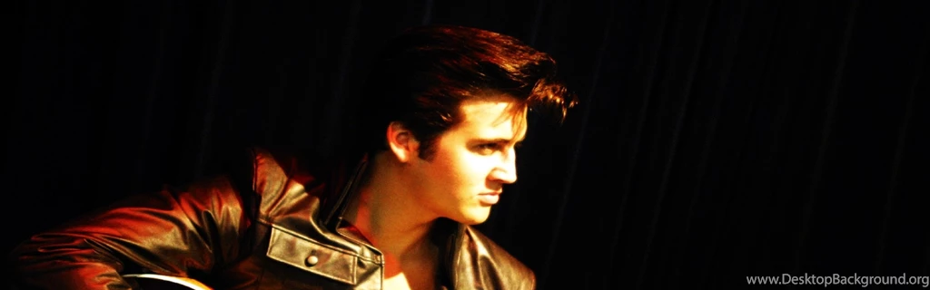 Download Wallpapers 3840x1200 Elvis Presley, Guitar, Bracelet, Look ...
