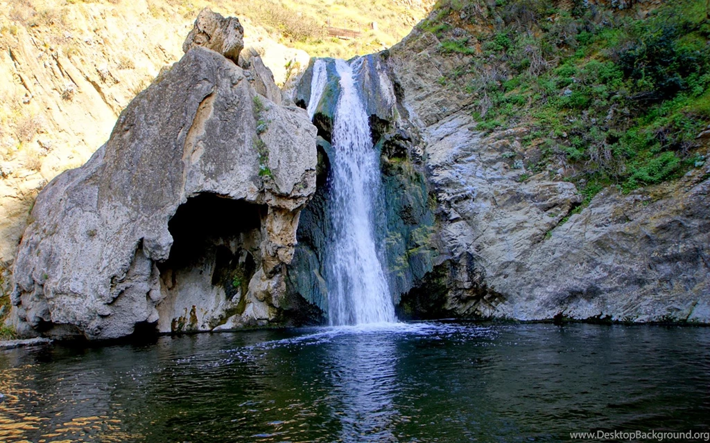Waterfall In Malibu Canyon (