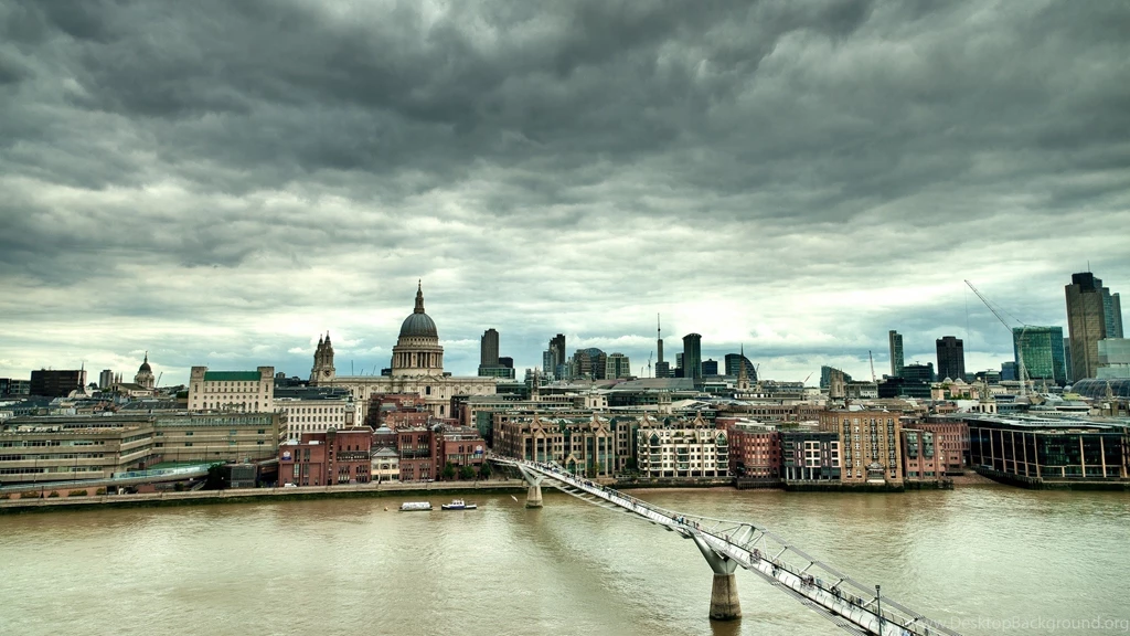 Download Wallpapers 2560x1440 England, London, Millennium Bridge ...