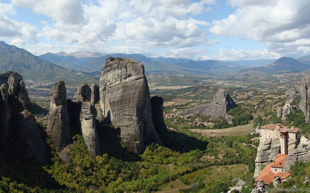 Mountains Landscapes Nature Greece Meteora Zagoria Metsovo ...