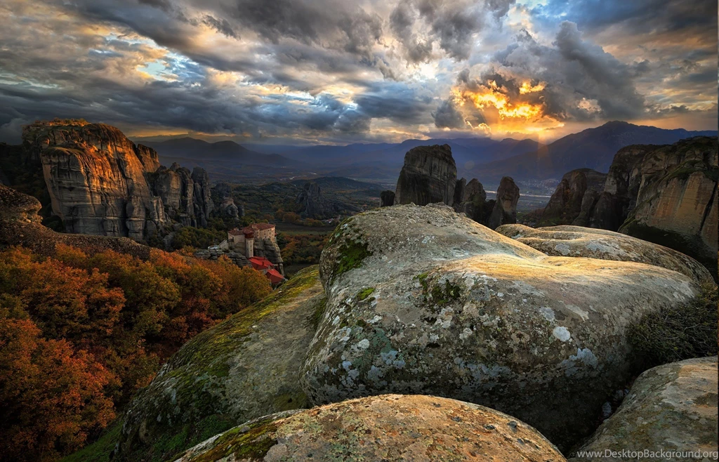 Nature, Landscape, Sky, Clouds, Rock, Mountain, Sunlight, Trees ...