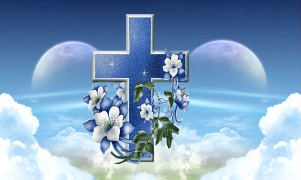 God Jesus Cross With Nice Sky