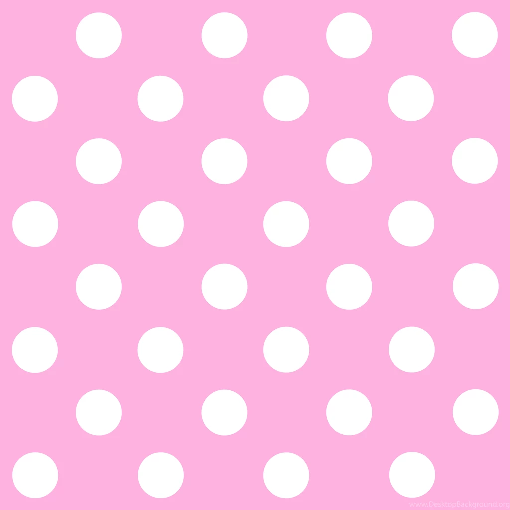 Wallpapers Pink And White Polka Dot Dots Pattern Free Clip Art