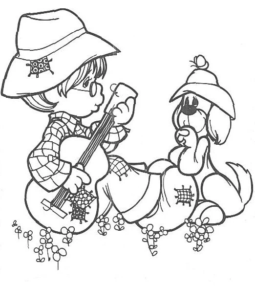 Free Printable Precious Moments Coloring Pages