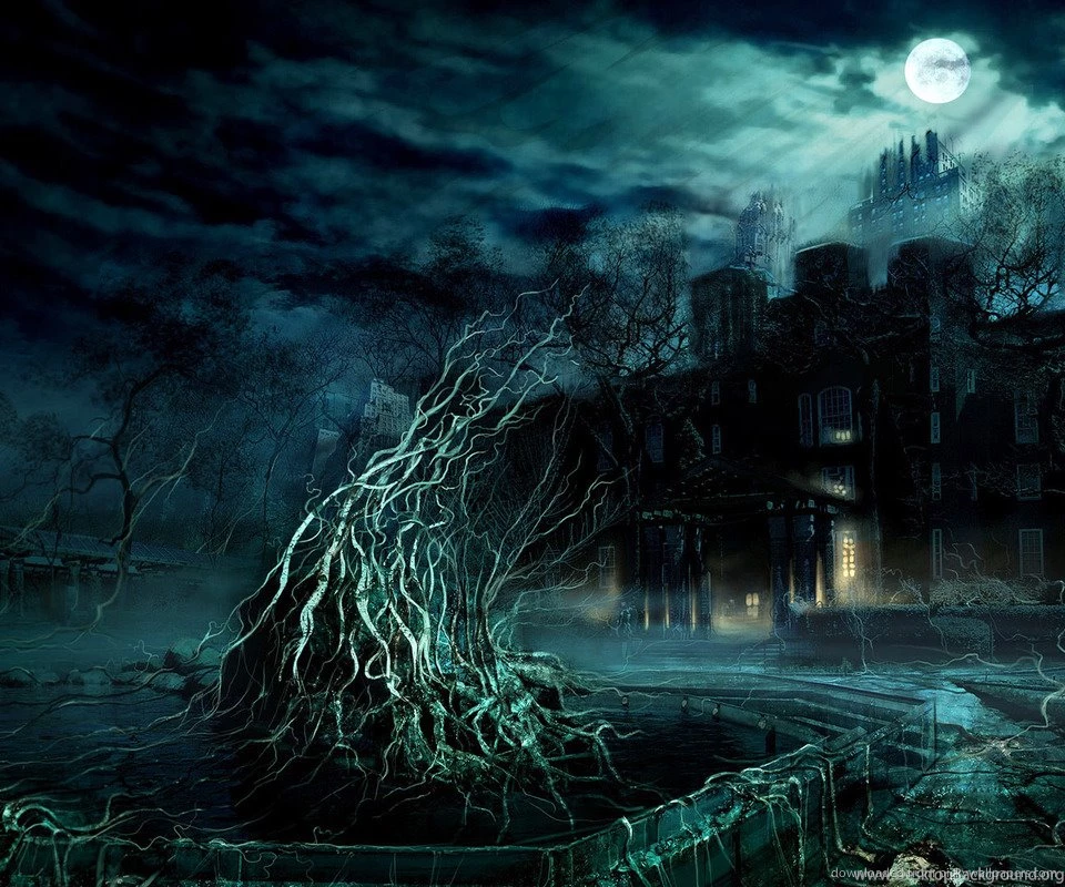 Download Dark And Spooky Mansion Wallpapers For Samsung Epic