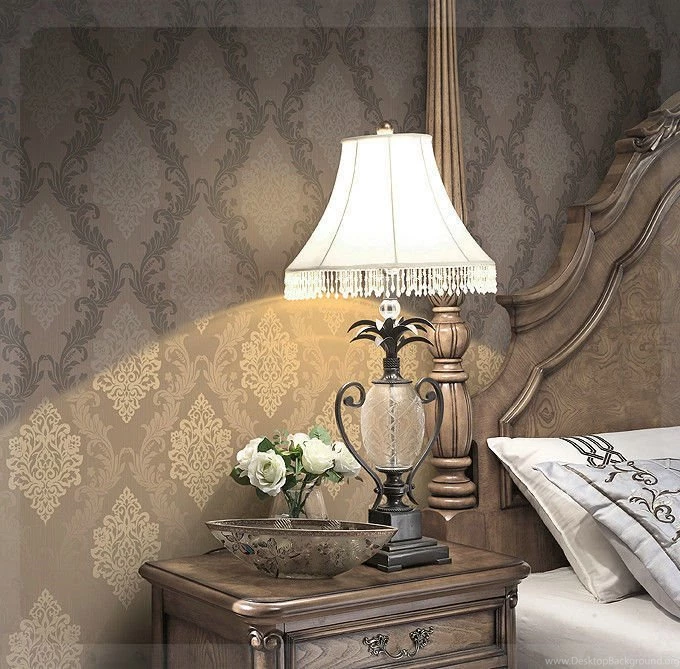Online Get Cheap Damask Wallpapers Brown  Aliexpress.com
