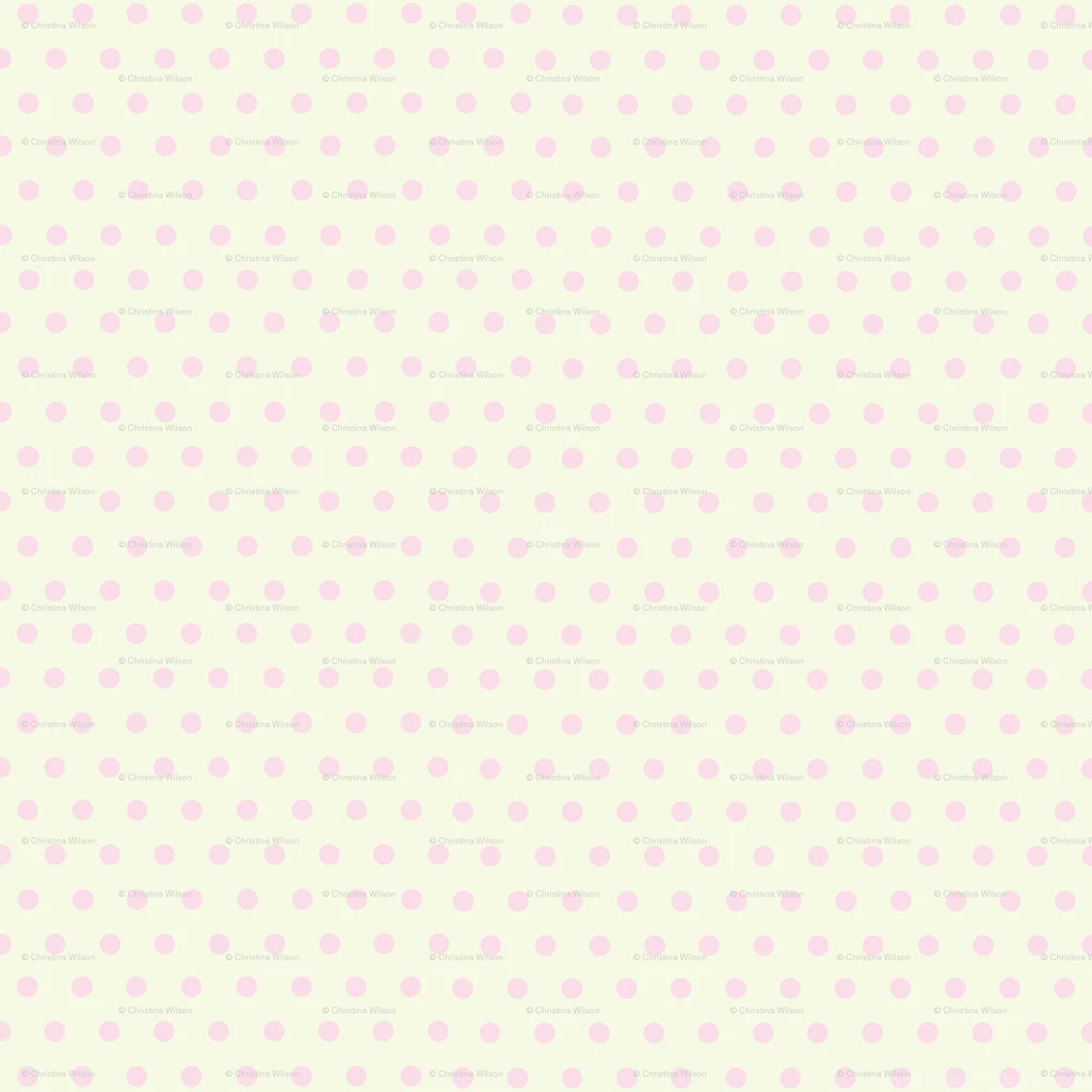 Polka Dots Pastel Pink Yellow Wallpapers Curious_nook Spoonflower