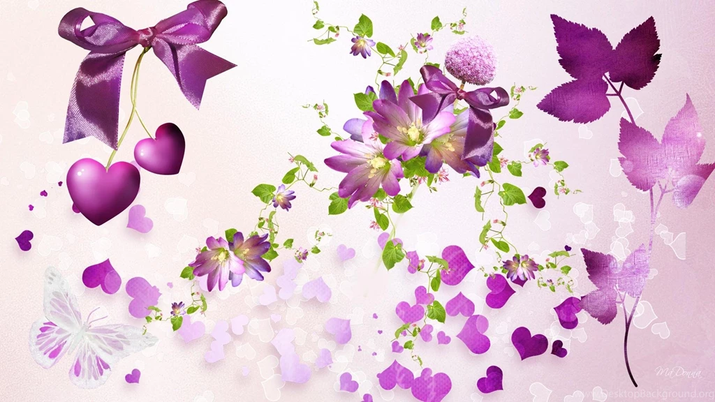 Hearts And Flowers Wallpapers Wallpapers Cave