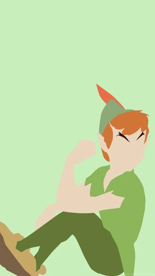 Peter Pan Minimalist Wallpapers