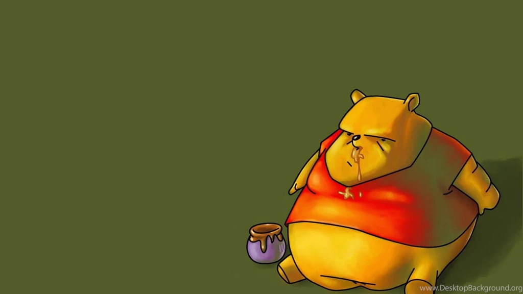 Fat Vinnie The Pooh Whinny Funny Humor Art HD Wallpapers Wallpapers ...