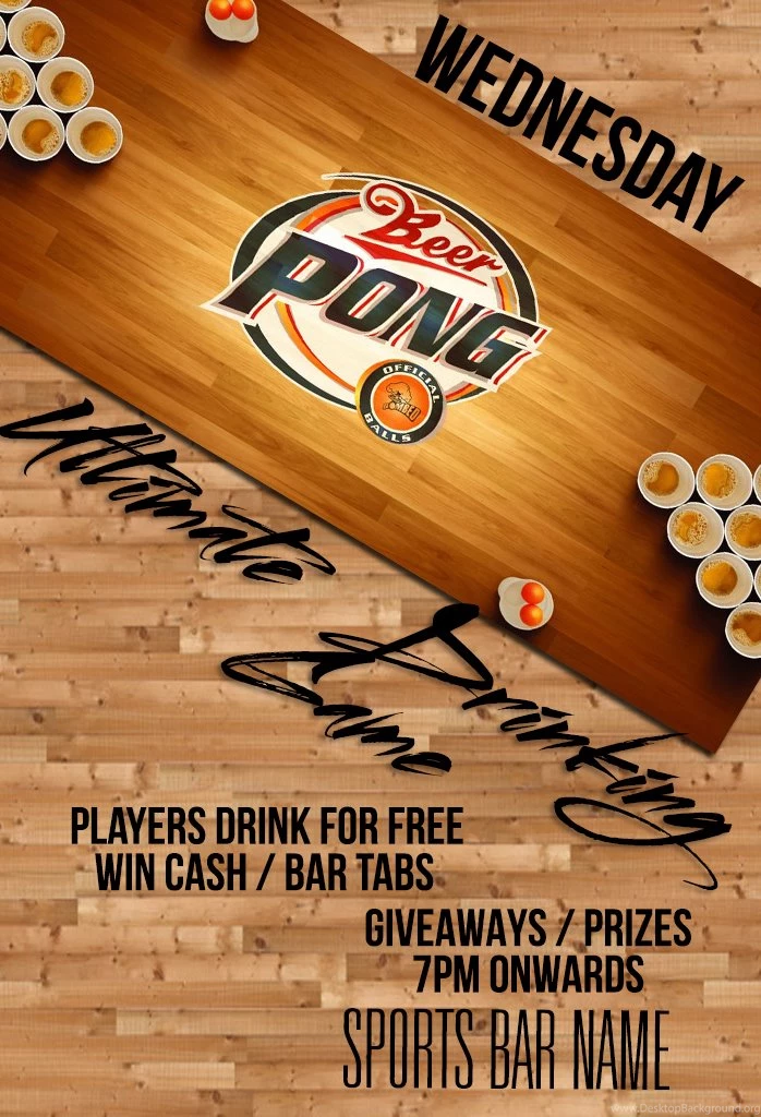 DeviantArt: More Like Beer Pong Flyer Template By Leviunscene