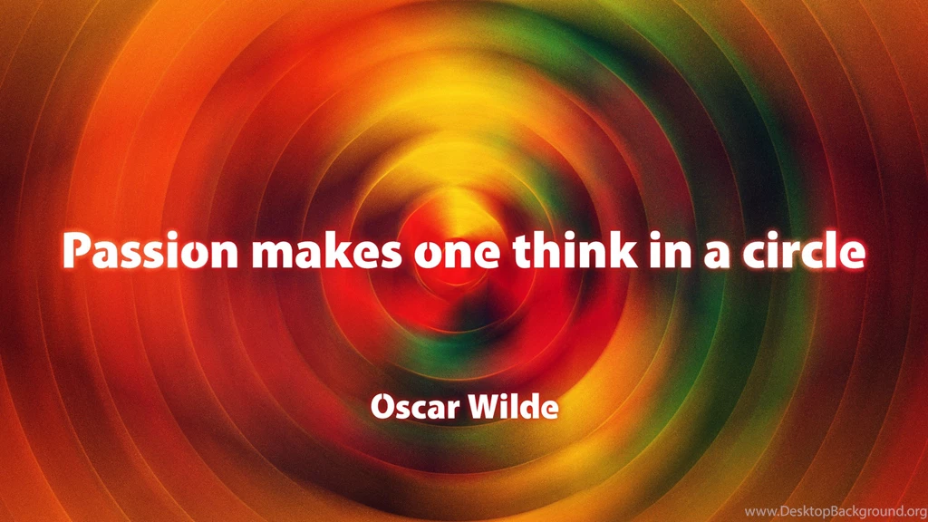 Text Quotes Circles Oscar Wilde Saying Think Sayings One Wallpapers ...